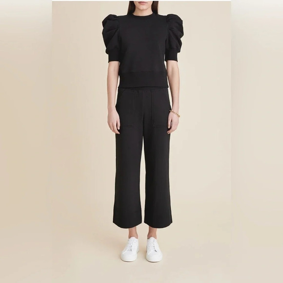 Sold Out NYC Women’s Black The Culotte Sweatpant Size M - Picture 3 of 7